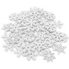 Special Touches 50 Mix White Wooden Christmas Snowflakes for Cardmaking