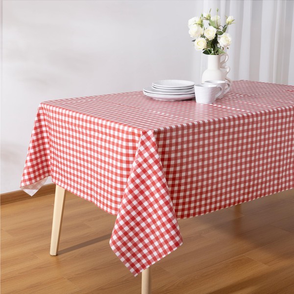 JEMIDI Washable Tablecloth Oilcloth – Waterproof PVC – Oilcloth Wipe