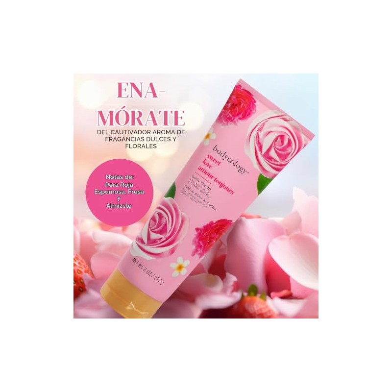 Bodycology Crema Corporal de Karité, Sweet Love, 8 oz