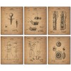 Golf Patent Wall Art Prints - Set of 6 Photo