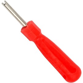 kinoco Tyre Valve Removal Tool Car Tyre Valve Core Removal Tool, Steel Shaft, Red, Pack of 5