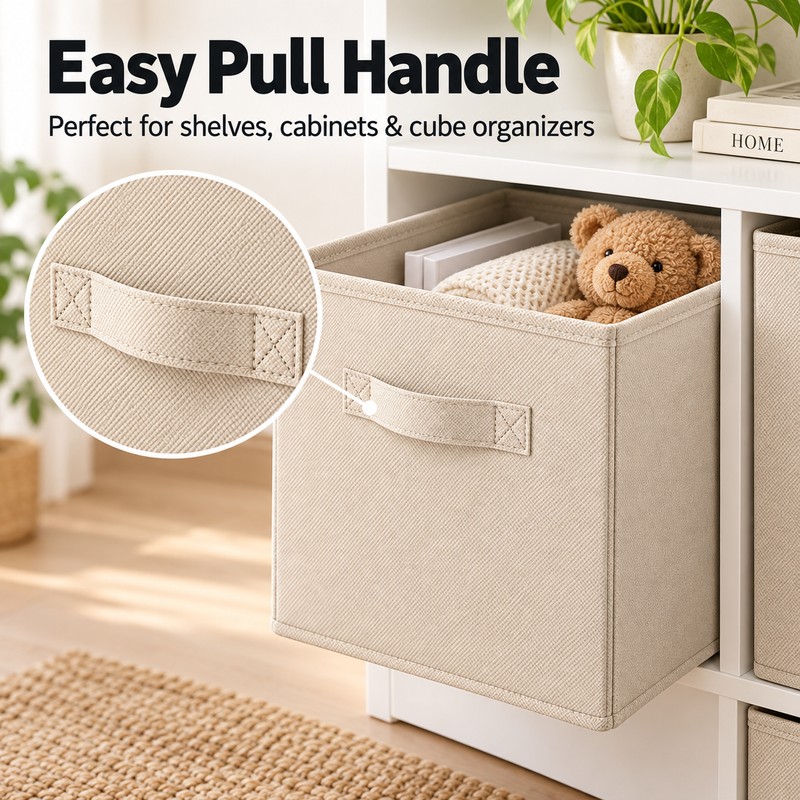 Collapsible Fabric Storage Bin for Home Organization – 10 x