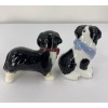 Cracker Barrel Mini Christmas Dog Salt & Pepper Shaker Set
