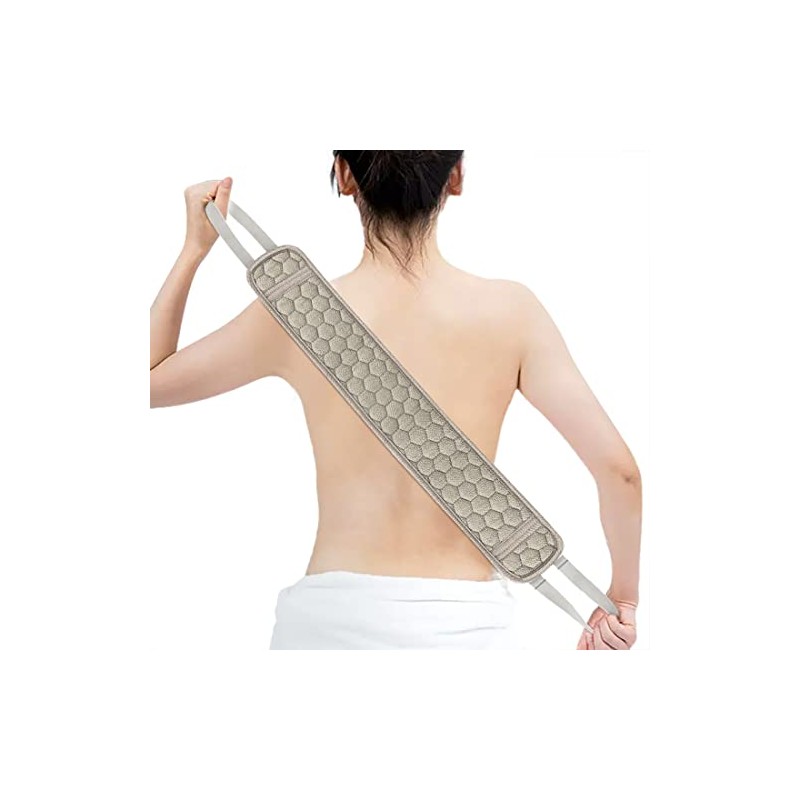 Reayou Back Scrubber,Long Dual Sided Body Scrubber, Exfoliating Bath Body
