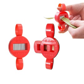 Pack of 2 Bean Cutters for String Cutters, Runner Bean Stringer and Cutting Machine, Practical Quick Cutter, Multifunctional Lens Cutter, Kitchen Accessories, Suitable for Household