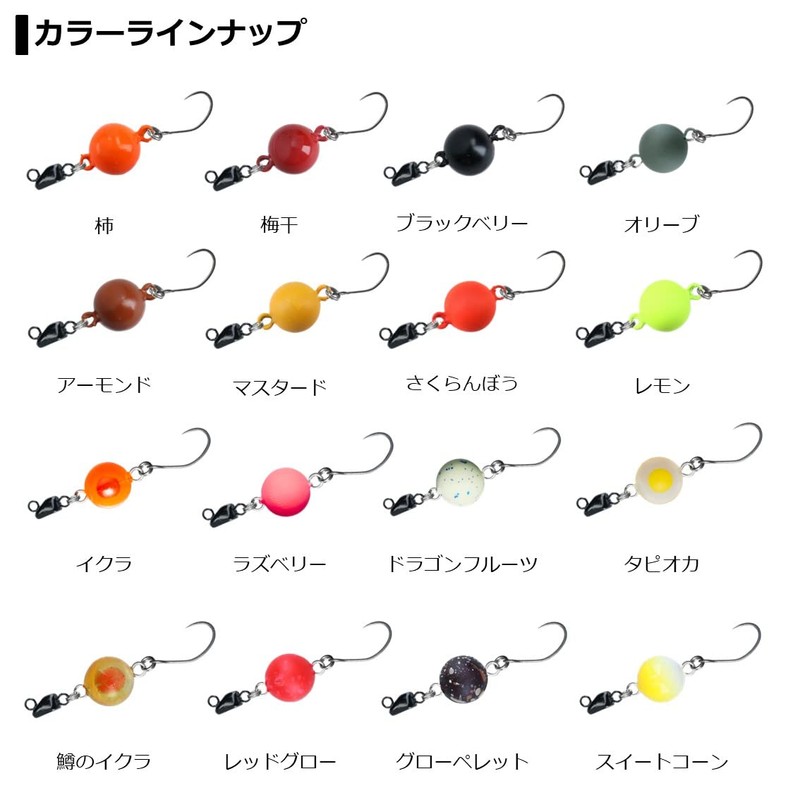 Daiwa Trout Seeds, Small (Diameter 0.4 inch (10 mm), 0.05