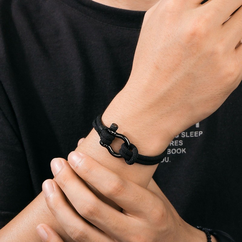 Gifts for Husband Rope Bracelets for Husband from Wife Birthday