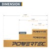 POWERTEC 71002-P2 - Barra de limpieza abrasiva para lijar cinturones
