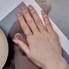 Qings Cat Infinity Ring for Women 925 Sterling Silver Cats