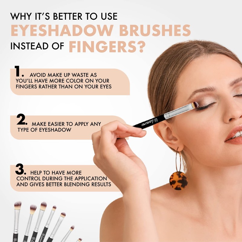 Make Up Brush Set for the Eyes (7 pieces)