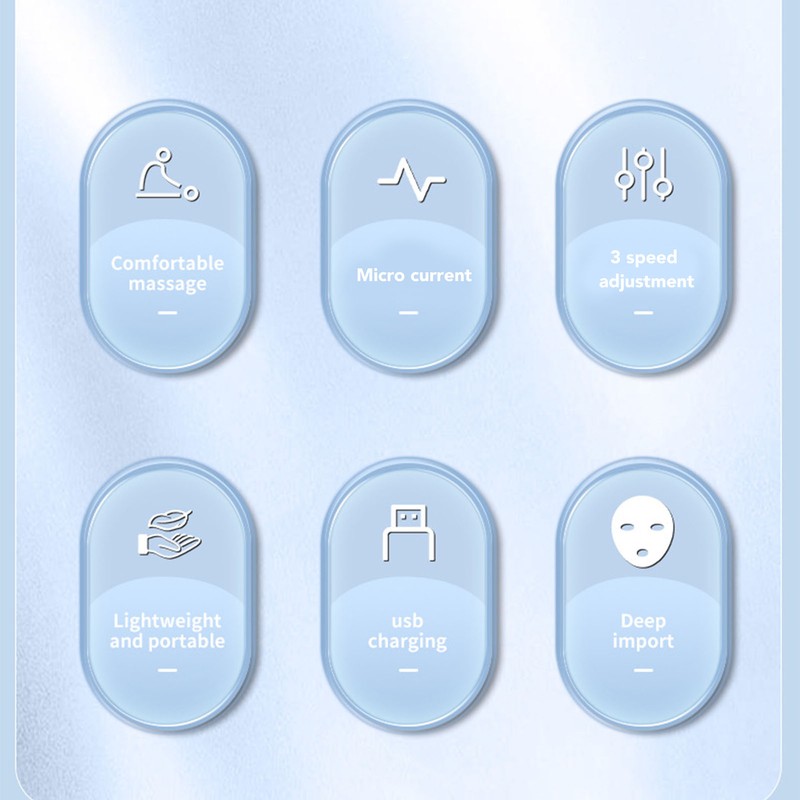 Micro Current Facial Device Massaging USB Rechargeable Lifting Face Sculpting