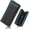 Daylight dl-1038 Men's Long Wallet, PU Leather, W Line, Round