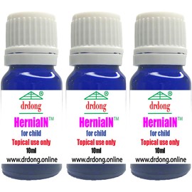 HerniaIN 3 Pack-NO Surgery, NO Belt, NO Tablet, Essential Oil Blend, Easy to Apply, Tested for 50+ Years, Natural Remedy for Hernias of Child Under 12, Try it for 1-2 Weeks Before Seeing a Doctor