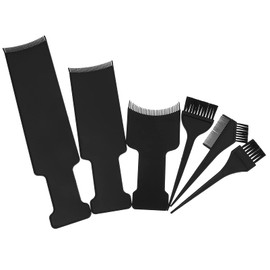 LALAFINA Hair Dyeing Kit by 6 Pcs Set Highlights Plate Tinting Tool for Artistic Hair Colors