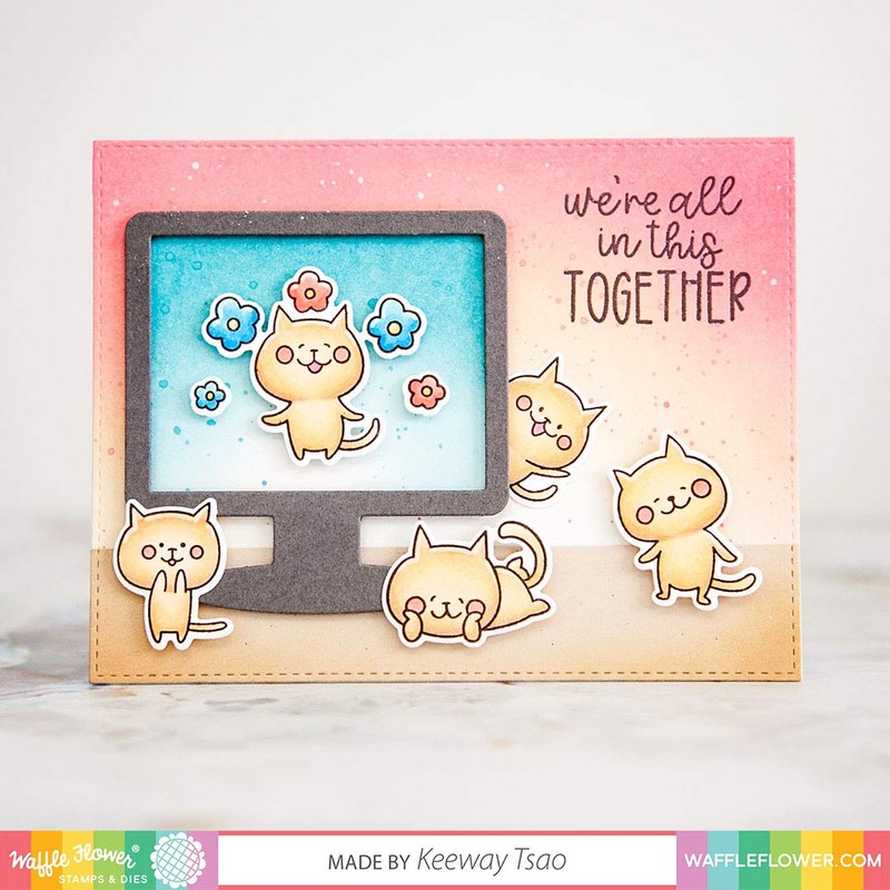 Waffle Flower Crafts Clear Stamps 4in x 6in - Safe