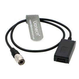 Uonecn USB Female Converter 5V Male to 4-Pin Hirose Male for Phone Pad Tablet Audio Mixer