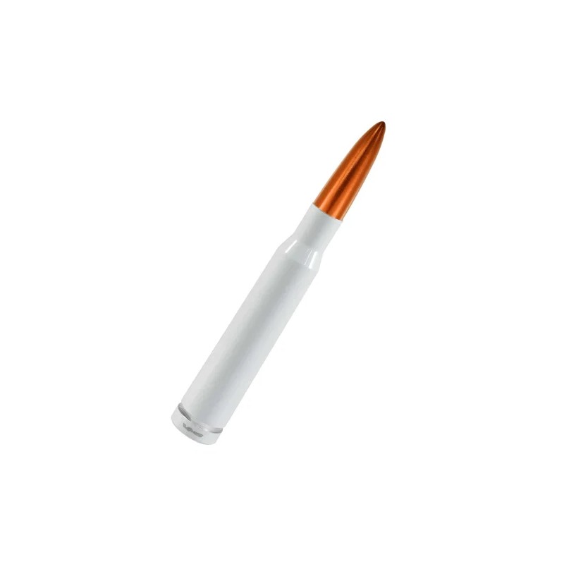 VMS Orange White Bullet Antenna for Chevy Silverado and GMC