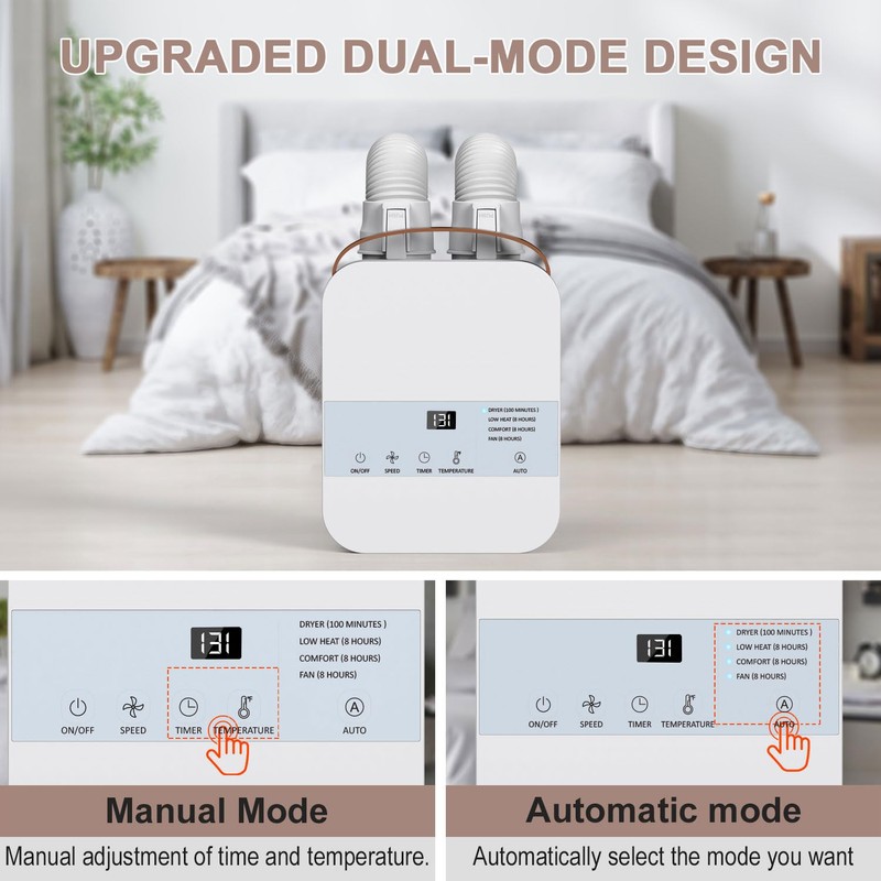 MORFY Portable Blanket Warmer, Comfortable Warm Air for Beds, Sweat