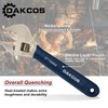 DAKCOS Adjustable Spanner，Small Adjustable Spanner Wrench with Soft Grip Handle
