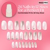 GALSPRO Short Press on Nails - Set of 24 Fake