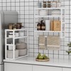 PPN Towel Rack Bathroom Storage Shelves Over The Toilet with
