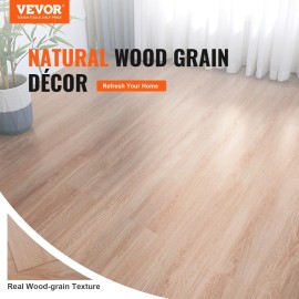 Self-Adhesive Vinyl Floor Tiles 36 X 6 Inch 36 2.5mm Thick Peel Stick Natural Wood Grain DIY Kitchen FlooringQuantity: 36 pcs, Pattern: Primary Wood Grain