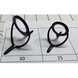 Fuji BNLG Hardloy  Black Two-Foot Fishing Rod Guide CHOOSE SIZE - 6