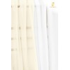 Wedding Arch Draping Fabric,2 Panels 28" x20ft Ivory and Cream