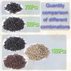 200 PCs Light Blonde Micro Ring Beads 5mm - Invisible