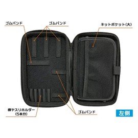 Plastic Model Improvement Committee PMKJ009BK Plastic Tool Pouch EVA, Black, Hobby Storage Goods