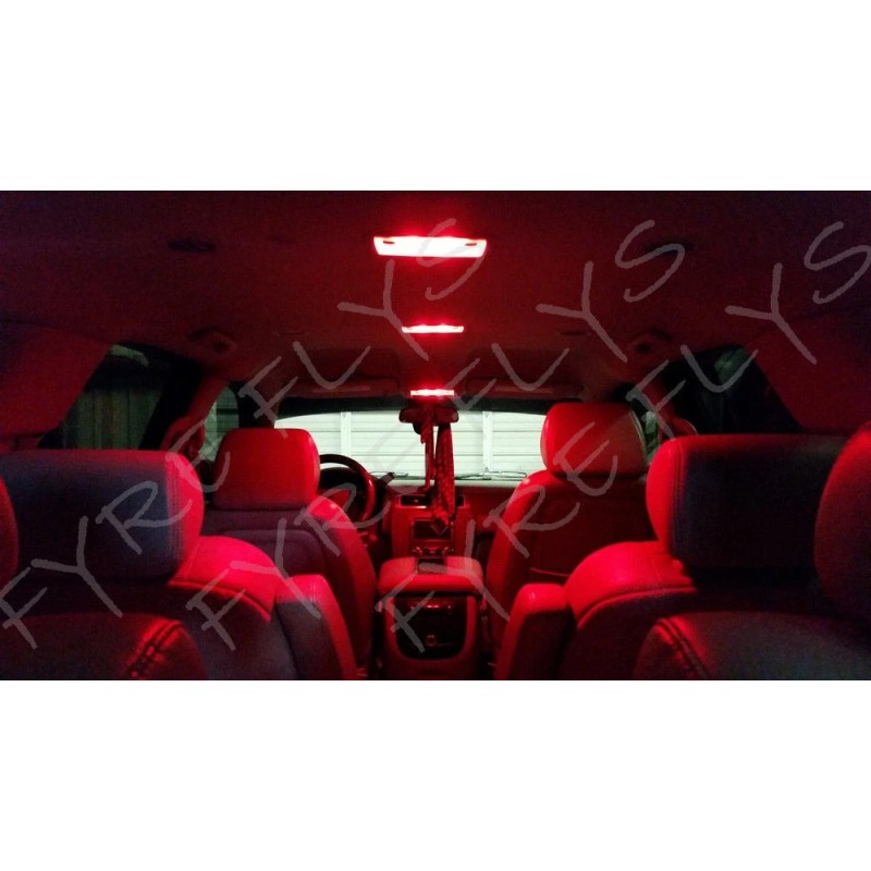Fyre Flys 14x Red LED light interior package 1995-1998 Chevy