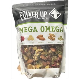 Power-Up Trail Mix, Mega Omega - Kosher (1 Pack of 26 oz)