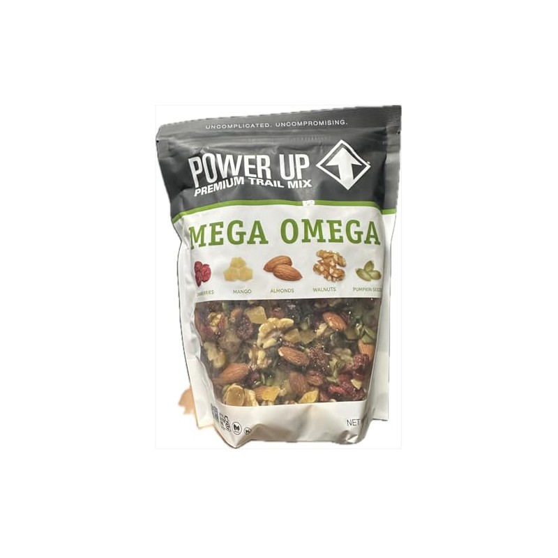 Power-Up Trail Mix, Mega Omega - Kosher (1 Pack of