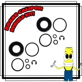 OASB Rear Disc Brake Caliper Rebuild Repair Kit for Lexus RX450hL 2018-2022