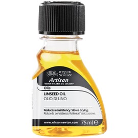 Winsor & Newton 3221723 Artisan H20 Med 75ml Linseed Oil, Multicolor, 2.5 Fl Oz
