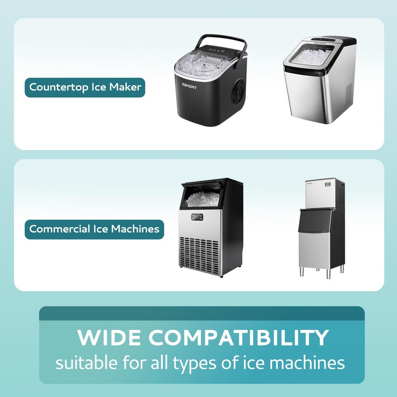 EUHOMY Ice Maker Cleaner & Descaler | 4 Use &