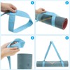 PATIKIL Yoga Mat Strap, 4 Pack Adjustable Yoga Mat Carrier
