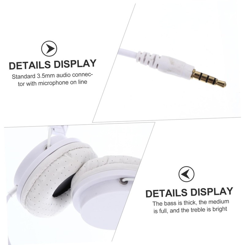 SHOWERORO Fashion Wired Gaming Headset with Microphone Lightweight Over Ear