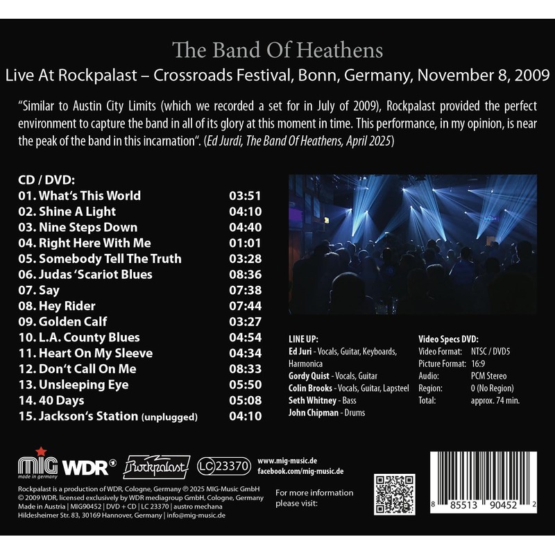 Live At Rockpalast 2009