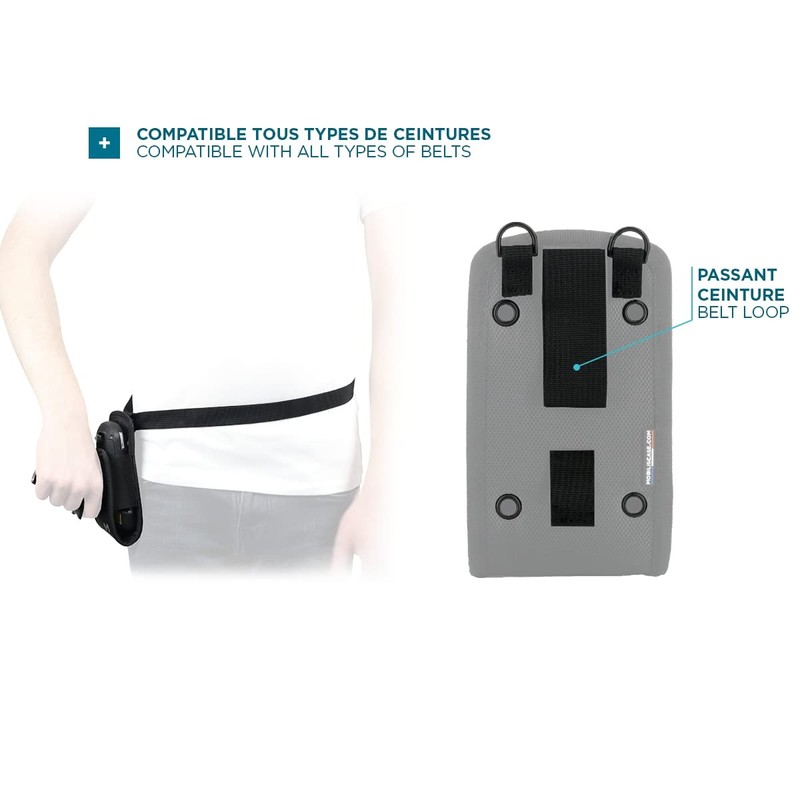 Mobilis Holster for pistol-like input terminal with handle, belt and