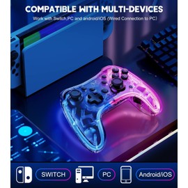 Gammeefy Switch Controller Compatible with Switch/Lite/OL