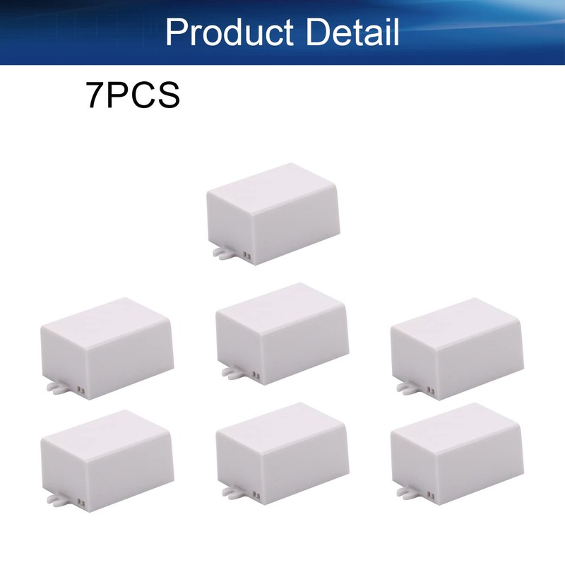 Heyiarbeit 7Pcs 1.81"x1.38"x0.94" ABS White Dustproof Electronic Junction Box Enclosure