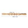 Fascia Massage Roller Meridian Dredgin Wooden Scraping Rods with 5pcs