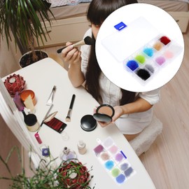 Healvian 20pcs Removable Nail Art Fluffy Plush for Faux Nail Decorations for Artificial for Professionals and Beginners