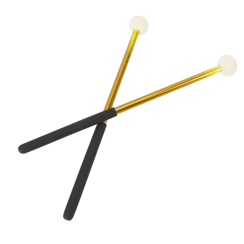 2 Pcs Timpani Mallet Soft Wool Felt Head Anti Slip