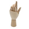 Paintersisters Link Hand, 18 cm Left, Wooden Hand Movable, Model