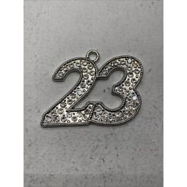 Unbranded Bling Sparkly Rhinestone 23 (2023) Graduation Tassel Charm