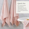 NY Loft 100% Cotton Bath Towel 4 Pack | Super