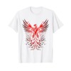 rising phoenix out of the ashes mythical bird vintage T-Shirt