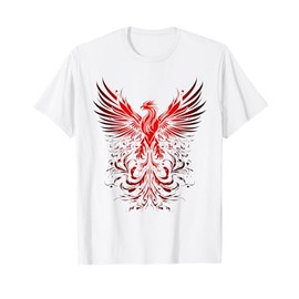 rising phoenix out of the ashes mythical bird vintage T-Shirt